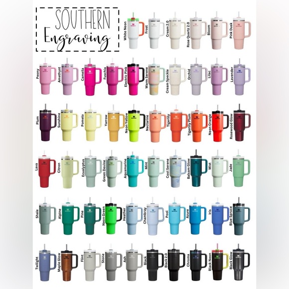 Lilo and stitch laser engraved Stanley Tumbler cup 30 oz 40 oz NEW choose color - Picture 6 of 7